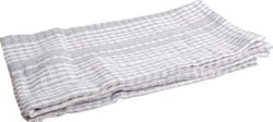 Handdoek  50 x 70 cm  gewafeld  grijs  pak van 3 stuks