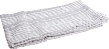 Handdoek  50 x 70 cm  gewafeld  grijs  pak van 3 stuks