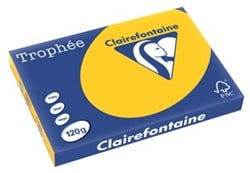 Gekleurd papier A3 120 gram zonnebloemgeel