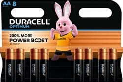 AA Batterij Duracell Optimum 200% 8x