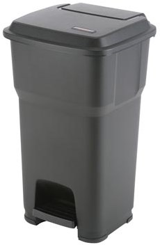Pedaalemmer 60 liter Vileda Hera zwart