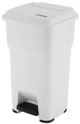 Pedaalemmer 60 liter Vileda Hera wit