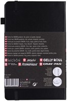 Notitieboek 13x21cm Zwart Sakura Schetsboek 80 Vel-2