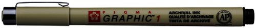 Fineliner Sakura Pigma Graphic 2 2.0mm zwart-2