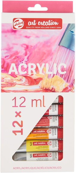 Acrylverf Talens Art Creation set 12 kleuren -Pro Office