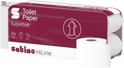 Toiletpapier Satino MT1 HiLine 3-laags 8x250 vel wit 071340