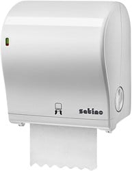 Handdoekroldispenser Satino PT1 manueel medium wit 331520