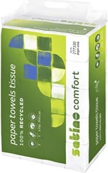 Handdoek Satino Comfort PT2 z-vouw 2-laags 20,6x24cm wit 277330