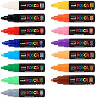 Verfstift Posca PC7M lichtgroen 6 stuks-2