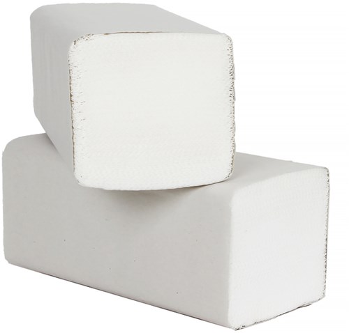 Handdoek V-vouw 24x21cm 20x160st naturel-3