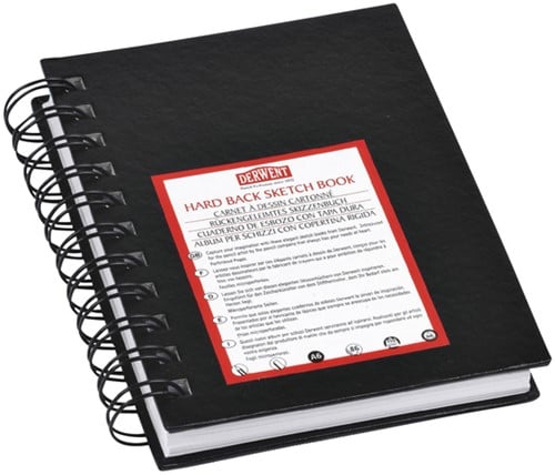Schetsboek A5 harde kaft Derwent Big Book-2
