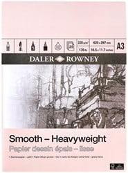 Blok Daler glad papier 220gr A3 25 vel