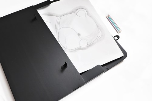 Tekenkoffer Favorit Every Line 735x520x50mm zwart-3