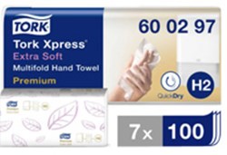 Vouwhanddoek Tork Express Multifold H2 Premium 2-laags 100st wit 600297