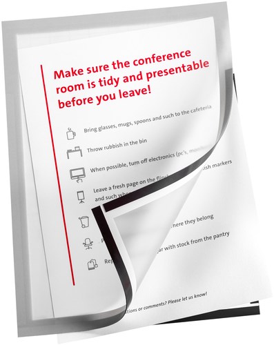 Infokader Quantore A3 zelfklevend zilver 2 stuks