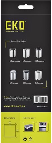 Afvalzak EKO MDPE type B met trekband 40x45cm 7-9L wit-3