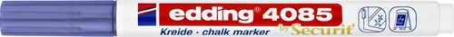 Krijtstift edding 4085 by Securit rond 1-2mm metallic violet