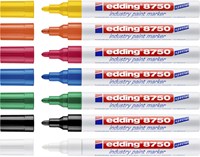 Lakmarker edding e-8750 industry geel 10 stuks-2