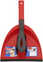 Vileda stofblik met handveger, rood-2