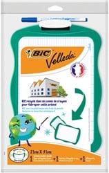 Mini Whiteboard 21x31cm Dubbelzijdig Blauwe Inkt Bic Velleda Recycled