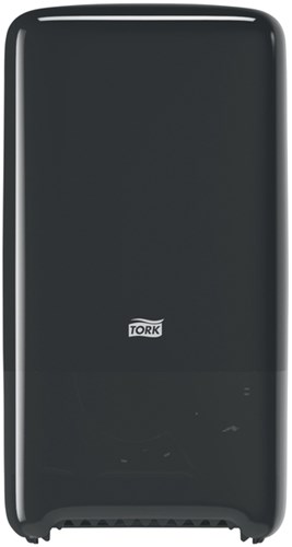 Toiletpapierdispenser Tork T6 Elevation medium duo zwart 557508