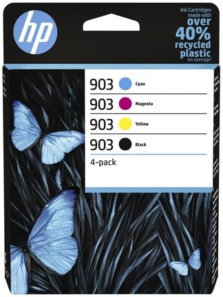HP 903 Inktcartridge Kleuren + zwart 6ZC73AE