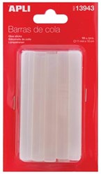 Lijmpatronen 11 mm x 10 cm op blister met 10 stuks