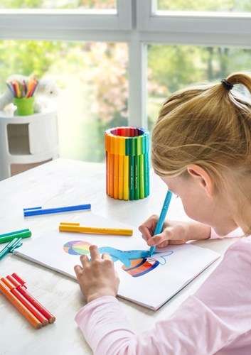 Kleurstiften Faber-Castell Connector assorti cadeauset à 80 stuks-3