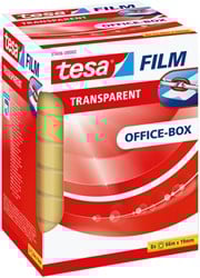 Plakband tesafilm® 66mx19mm Transparant 8 rollen