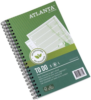 Things to do Djois Atlanta recycled papier Jungle 125x195mm 100 vel 70gr groen 2 stuks