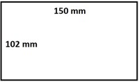 Zebra labels GK420D 102x150mm 25mm thermisch wit permanent Quantore-2