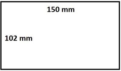 Labeletiket IEZZY Zebra 800740-605 102x150mm 76mm wit permanent 900st-2