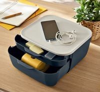 Ladenblok Leitz Cosy 2 laden grijs-2