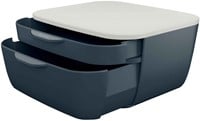 Ladenblok Leitz Cosy 2 laden grijs-3