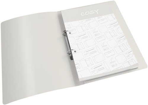 Ringband Leitz Cosy A4 2-rings O-mechaniek 25mm PP sereen blauw-3