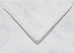 Gekleurde envelop marmer grijs/wit EA5 156x220mm