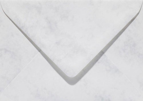 Gekleurde envelop marmer grijs/wit EA5 156x220mm
