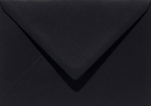 Envelop Papicolor EA5 156x220mm ravenzwart pak à 6 stuks