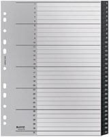 Tabblad Leitz Recycle A4 11-gaats 1-31 extra breed PP