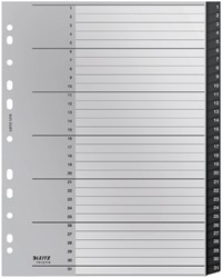 Tabblad Leitz Recycle A4 11-gaats 1-31 extra breed PP