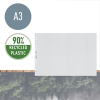 Showtas A3 liggend gerecycled PP 100 micron 11-rings pak van 25 stuks Leitz-2
