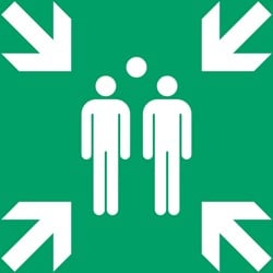 Verzamelplaats pictogram Tarifold 200x200mm