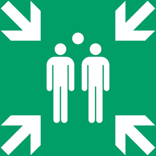 Verzamelplaats pictogram Tarifold 200x200mm