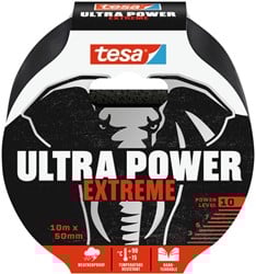 Reparatietape tesa Ultra Power Extreme repair 10mx50mm zwart