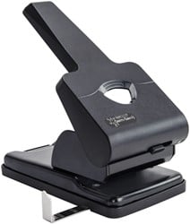 Perforator 2 gaats antibacterieel Rapesco HD865-P zwart