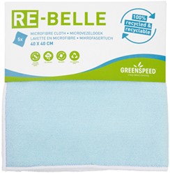 Microvezeldoek Greenspeed Re-belle 40x40cm blauw