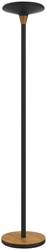 Vloerlamp Unilux Baly LED bamboe zwart