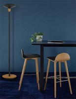 Vloerlamp Unilux Baly LED bamboe zwart-1