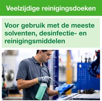 Reinigingsdoek Tork W8 Premium 1-laags 40 vel blauw 194450-6