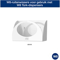 Reinigingsdoek Tork W8 Premium 1-laags 40 vel geel 194650-3